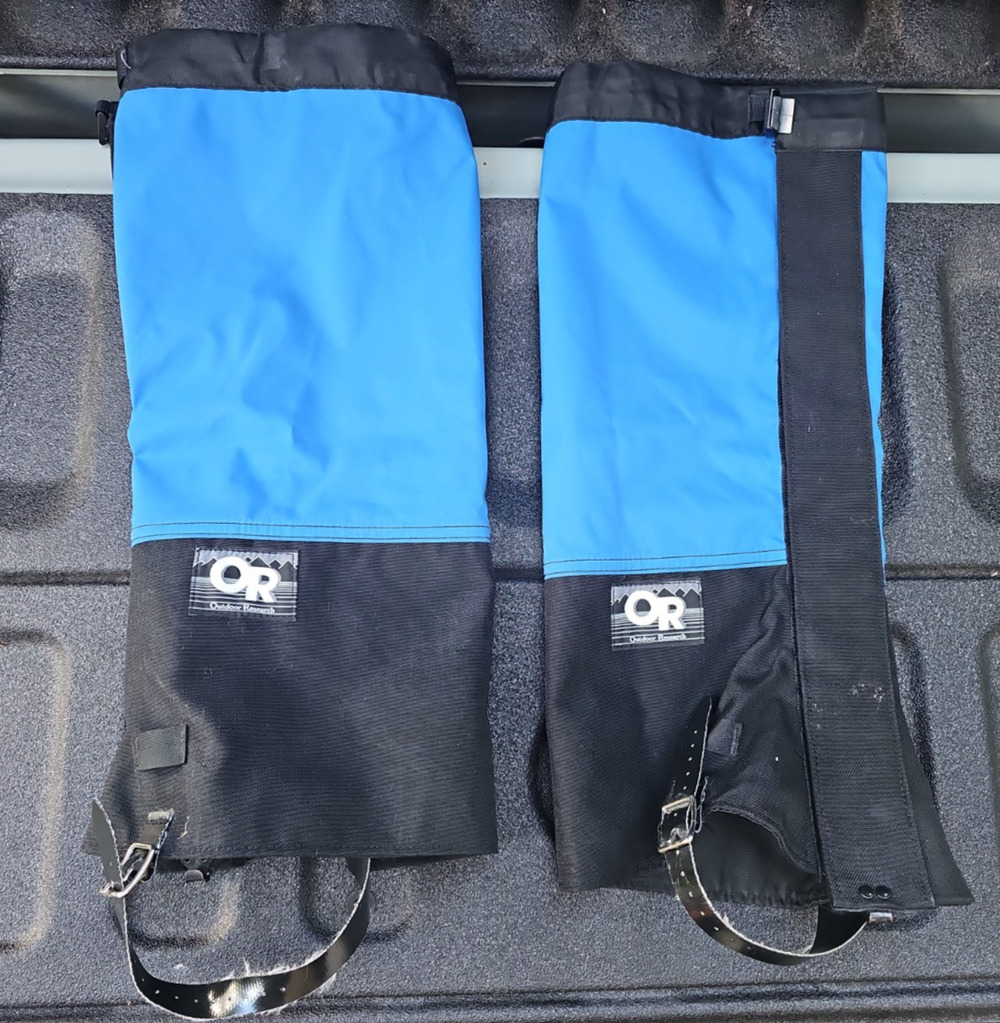 Size XL Outdoor Research High Gaiters Mens Black GORE-TEX